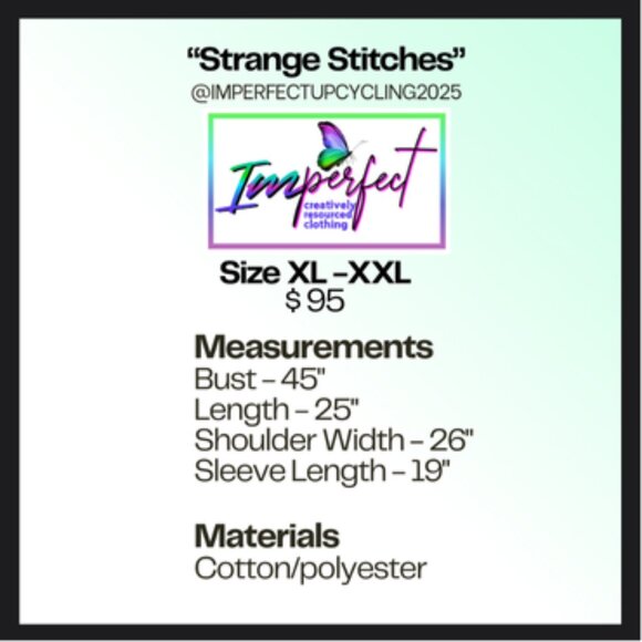 Upcycled Alice & Dorothy crocheted shirt - Picture 2 of 2